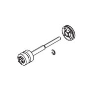 Set de 2 poulies de guidage d'origine Hörmann pour porte de garage enroulable.