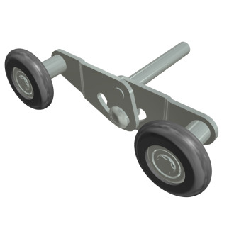 Galet tandem 46 mm axe 11mm...