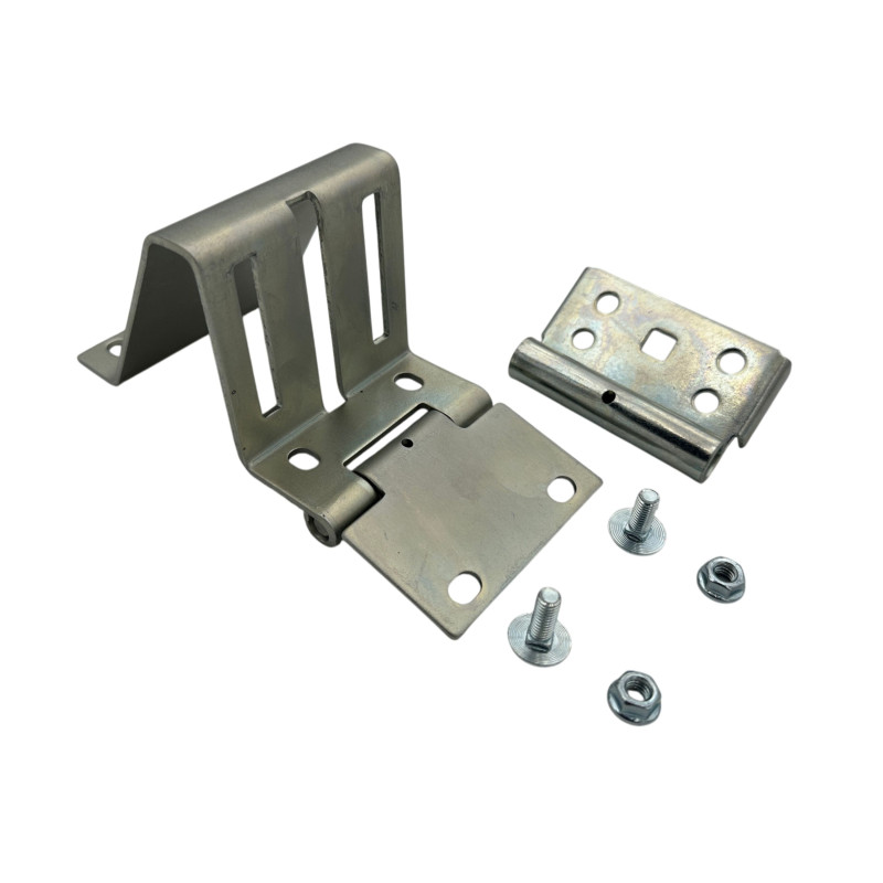 Charnière Latérale Réglable Rallongée Largeur 70mm pour portes de garage