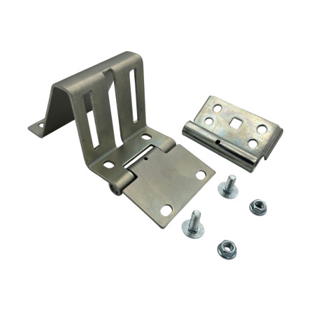 Charnière Latérale Réglable Rallongée Largeur 70mm pour portes de garage