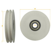 Poulie double gorge 65mm de porte sectionnelle Duo Normstahl H330930-01