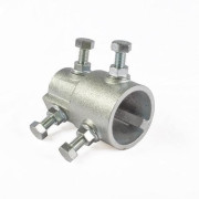 Accouplement arbre de 40 mm (Hörmann) vers arbre de 1" (25.4 mm)