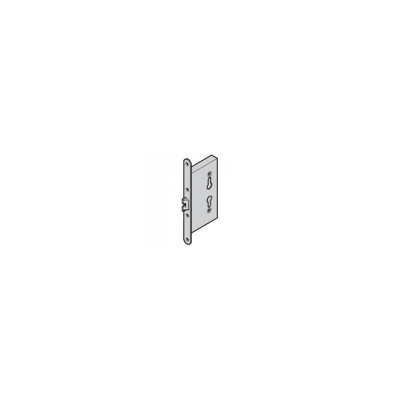 Serrure à bouton fixe pour cylindre profilé / serrure à mortaisier de portillon indépendant