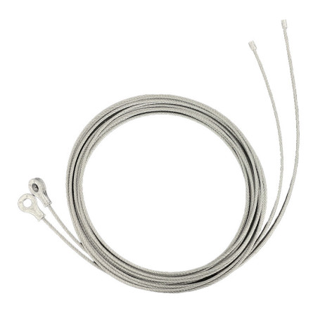 Paire de câbles en acier 7300 mm Normstahl K080482