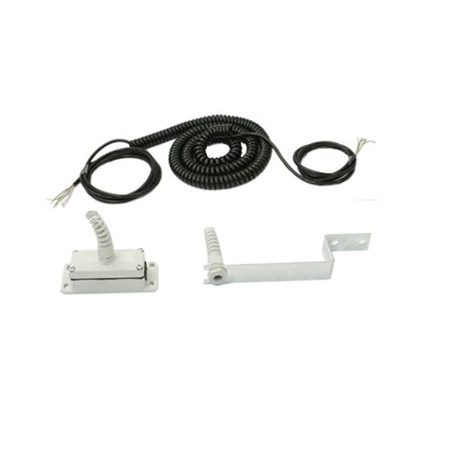 Kit de connexion pour barre palpeuse de porte de garage avec câble spiralé et boîte de dérivation