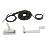 Kit de connexion pour barre palpeuse de porte de garage avec câble spiralé et boîte de dérivation