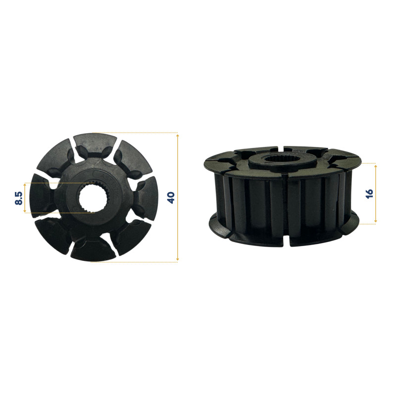 Ensemble sachet d'accessoires pour Europro 500 et 700 Tubauto de porte de garage.