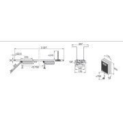 Motorisation Sommer S9080 Tiga 800N avec rail 2750 mm pour porte de garage souterrain et collectif