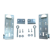 Plaque de base et support de roulette pour porte de garage sectionnelle
