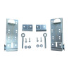 Plaque de base et support de roulette pour porte de garage sectionnelle