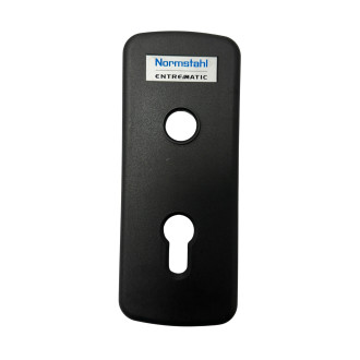 Garniture extérieure noire Normstahl H702409 pour porte de garage sectionnelle Euro CEN.