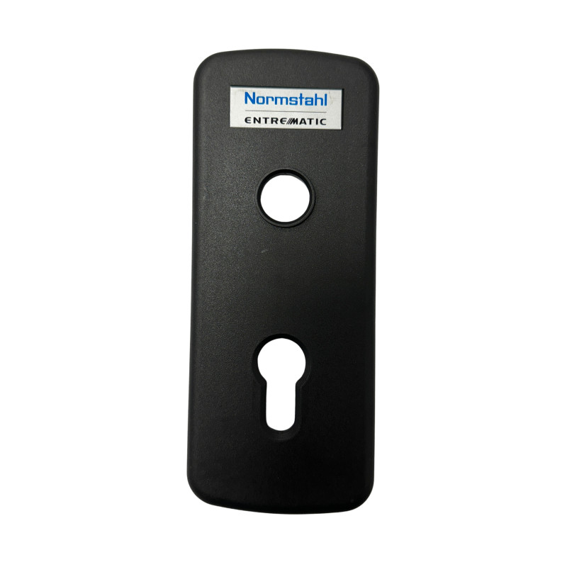 Garniture extérieure noire Normstahl H702409 pour porte de garage sectionnelle Euro CEN.
