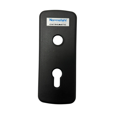 Garniture extérieure noire Normstahl H702409 pour porte de garage sectionnelle Euro CEN.