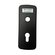 Garniture extérieure noire Normstahl H702409 pour porte de garage sectionnelle Euro CEN.