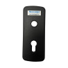 Garniture extérieure noire Normstahl H702409 pour porte de garage sectionnelle Euro CEN.