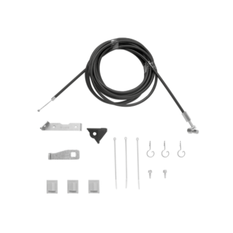 Kit de déverrouillage de secours Marantec à poignée extérieure câble Bowden 4,05 m pour porte de garage sectionnelle Novoferm