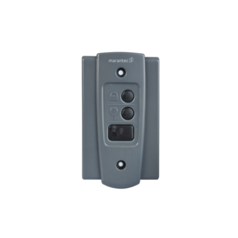 Bouton-poussoir intérieur filaire Marantec avec éclairage pour motorisation de porte de garage Comfort 260 à 380
