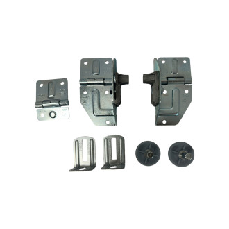 Support roulettes et charnières intermédiaires Novoferm pour portes de garage sectionnelles Iso 45 NFF41963