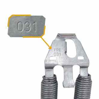 Ressorts FPE 031 pour porte de garage Novoferm 10700431