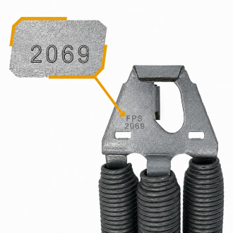 Ressorts FPS 2069 pour portes de garage basculantes Novoferm 10700305