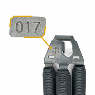 Ressorts FPE 017 pour portes de garage sectionnelles Novoferm