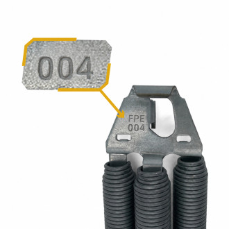 Ressorts FPE 004 pour portes de garage sectionnelles Novoferm 10700404