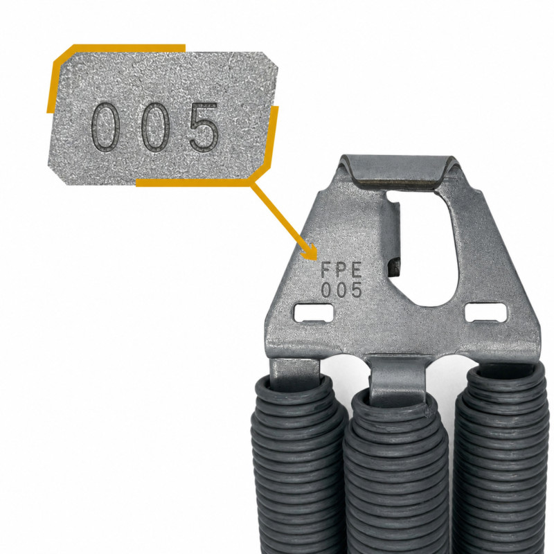 Ressorts FPE 005 pour portes de garage sectionnelles Novoferm 10700405