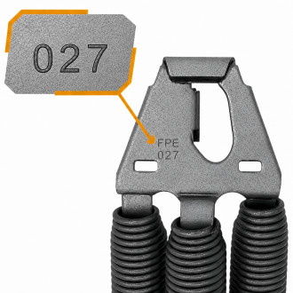 Ressorts FPE 027 pour portes de garage sectionnelles Novoferm 10700427
