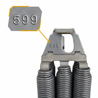 Ressorts n°599 pour portes de garage basculantes DL 102 Novoferm 80026019