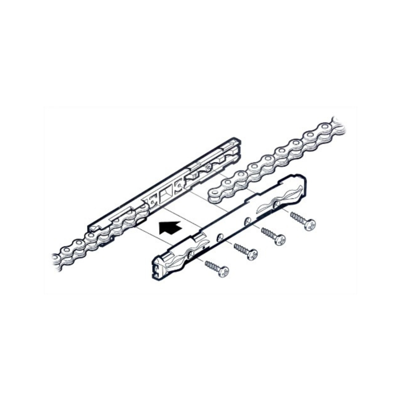 Verrouillage de chaîne Marantec pour rail SK de moteur Comfort 211, 220, 250, 252 et 257 de porte de garage