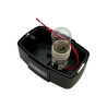 Feu d'avertissement 24V avec ampoule pour motorisation Sommer 5069V001 de porte de garage.