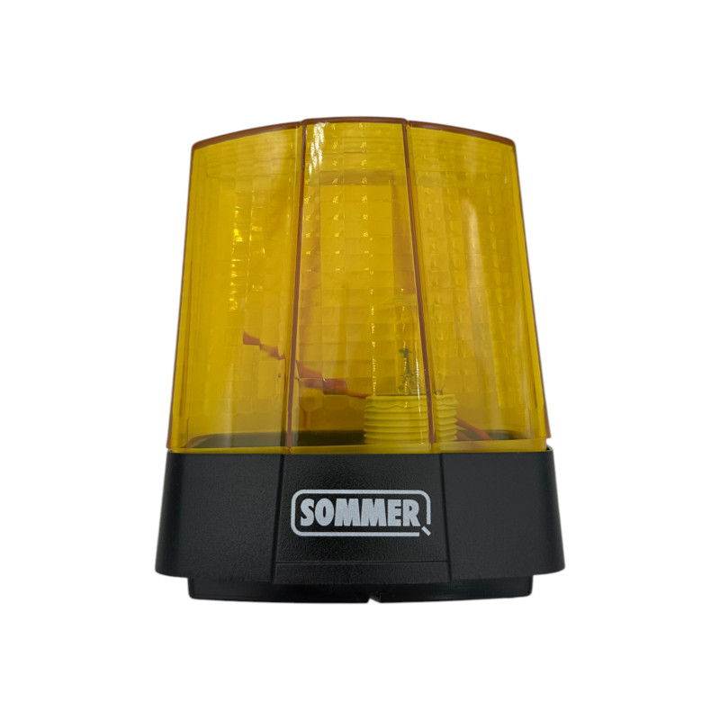 Feu d'avertissement 24V avec ampoule pour motorisation Sommer 5069V001 de porte de garage.