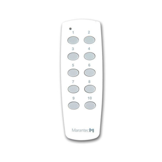 Télécommande Marantec Digital 506 10 canaux 868 MHz bi.linked pour motorisation Comfort de porte de garage