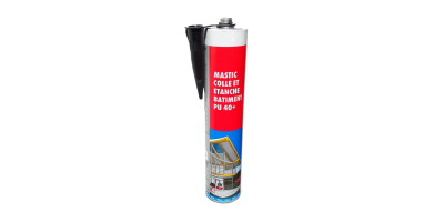 Cartouche de colle mastic polyuréthane noire 300 ml pour coller le joint de seuil