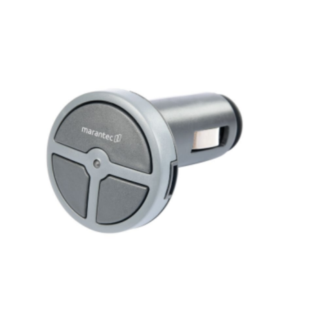 Émetteur allume-cigare Marantec Digital 323 3 canaux Multi-Bit pour porte de garage 868 MHz ou 433 MHz
