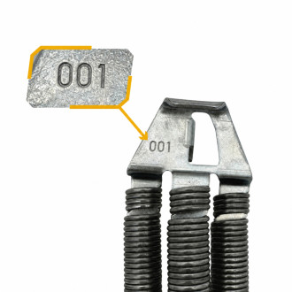 Ressort 001 en triple pour porte basculante Hörmann