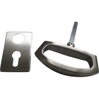 Poignée et serrure INOX novoferm