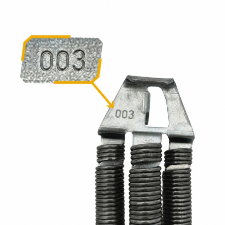 Ressort Numéro 003 Hormann pour porte de garage basculante 1195003 - 869578