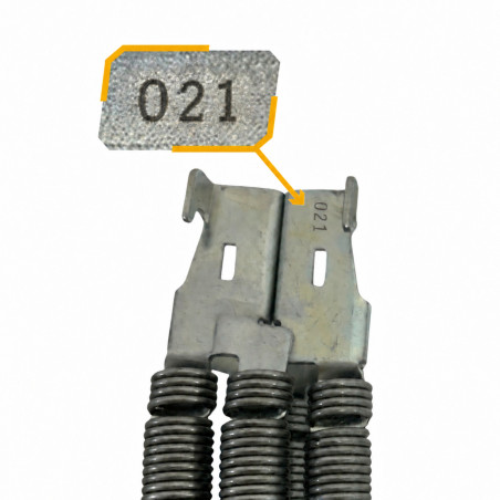 Grappe de ressorts de traction N°021 Hormann 1195021 pour porte de garage basculante Ecostar, N80 et S95.