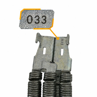 Ressorts de traction 033 pour portes de garage basculantes Tubauto 1195033