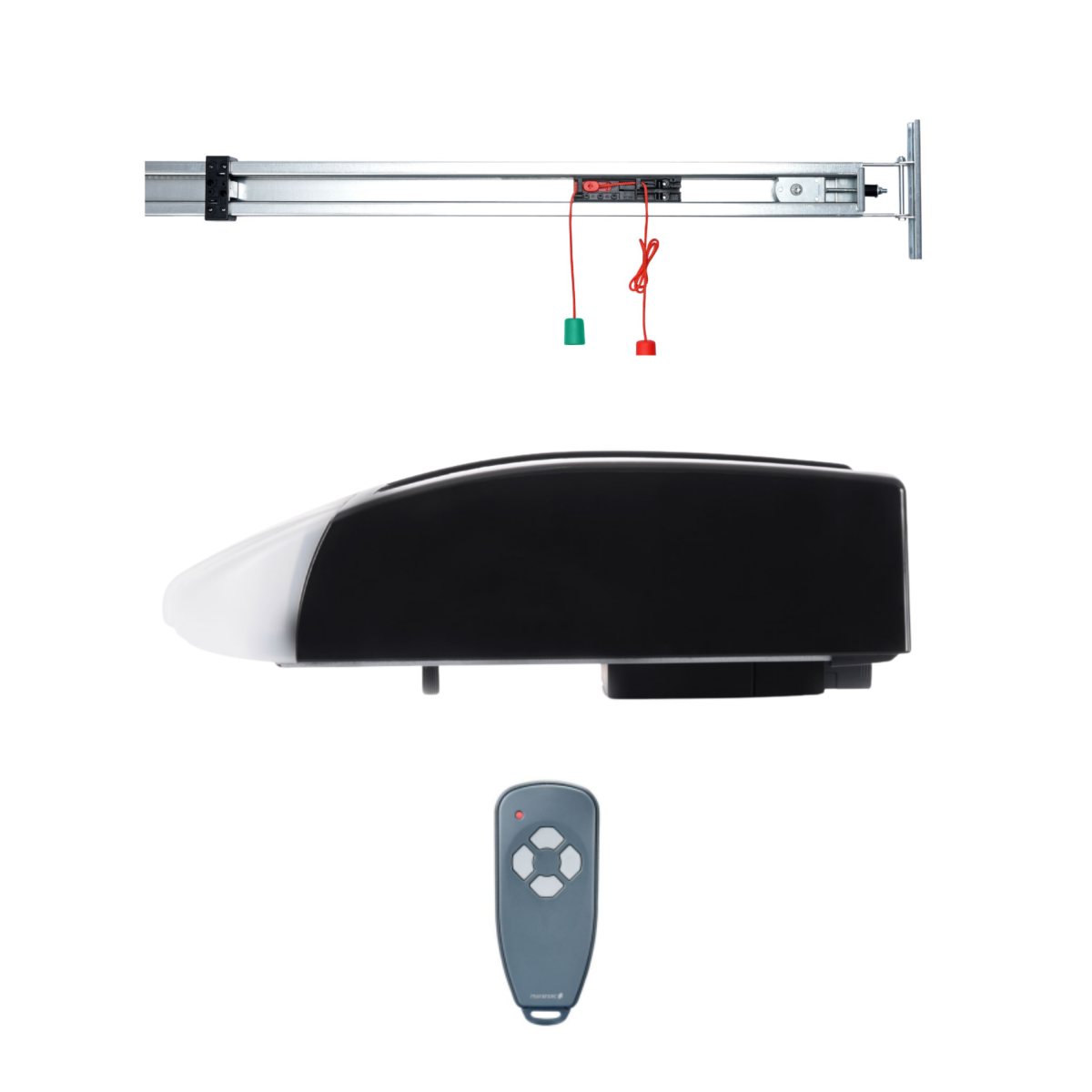 Kit de motorisation complet Comfort 280 Marantec 1 000 N Multi-Bit pour porte sectionnelle et basculante jusqu'à 200 kg
