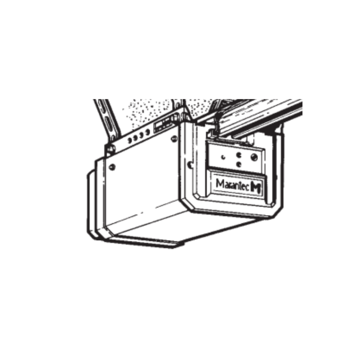 Motorisation Comfort 130 Marantec pour porte de garage sectionnelle et basculante sans rail