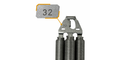Ressorts n°32 pour portes de garage sectionnelles Maeva RT et Isobloc Novoferm 10700301