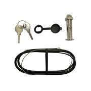 Déverrouillage secours serrure 13 mm à clé Marantec câble Bowden 0,7 m à 2,5 m pour porte sectionnelle