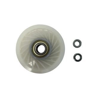 Poulie en nylon diamètre 100 mm pour porte de garage