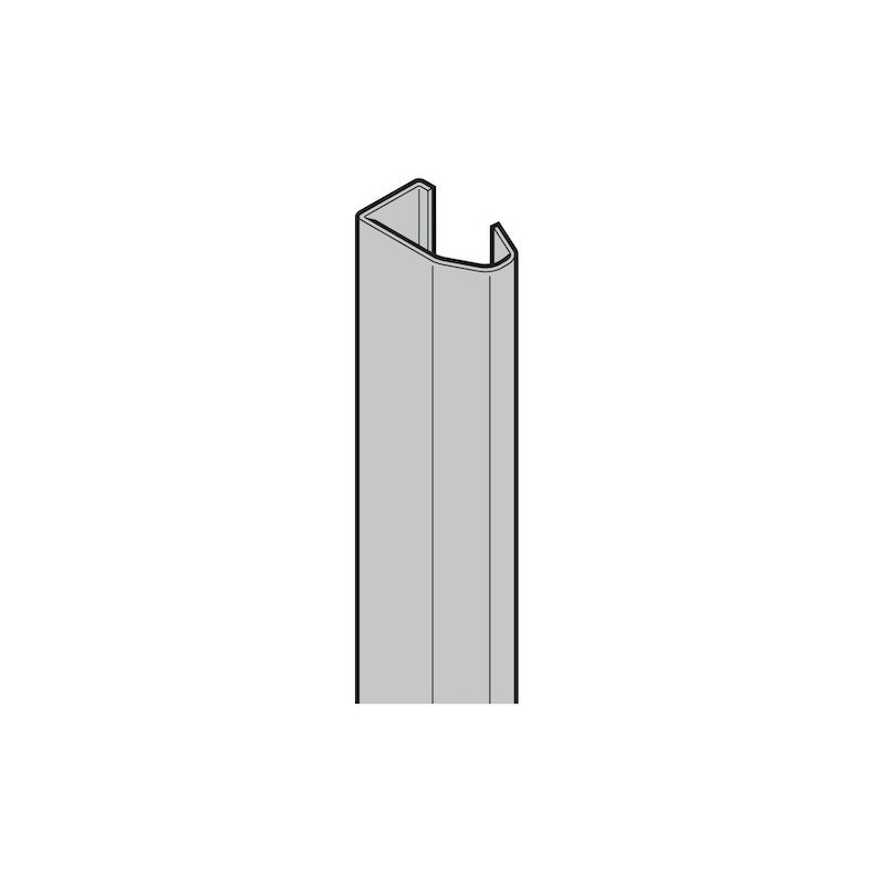 Rail de guidage vertical gauche avec perforations carrées Hormann Référence 3044800