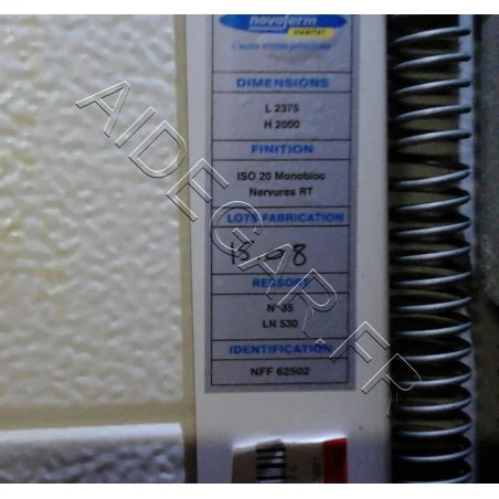 RESSORTS FPS 2065 RESSORTS FPS 2065