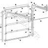 Ensemble ressorts porte ISO 45 ZF Novoferm NFF42243 Ensemble ressorts porte ISO 45 ZF Novoferm NFF42243