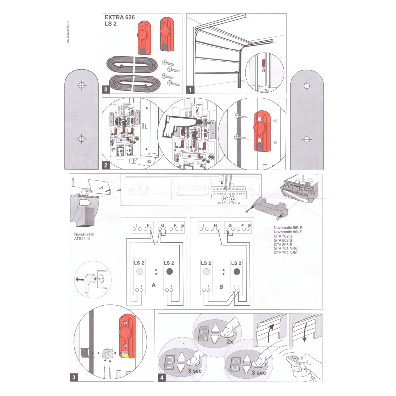 Kit barrage cellule de sécurité LS2 NFF19141