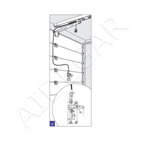 Kit de déverrouillage extérieur pour porte sectionnelle Kit de déverrouillage extérieur pour porte sectionnelle